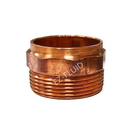 Ez-Fluid 2 C x MIP ADAPTER DWV COPPER WROT EZDM04